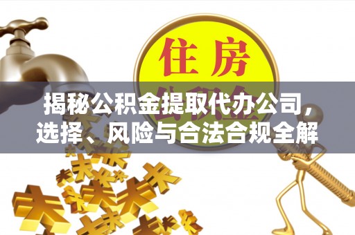 远安揭秘公积金提取代办公司，选择、风险与合法合规全解析