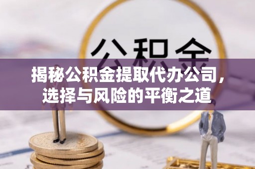 远安揭秘公积金提取代办公司，选择与风险的平衡之道